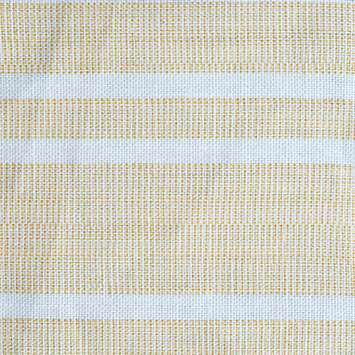 Cleo C - Broderie à rayures en lin/ocre