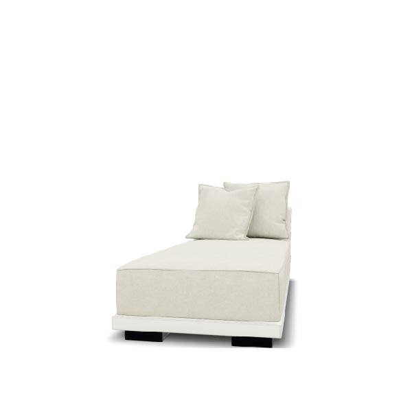 CHAISE ARMLESS